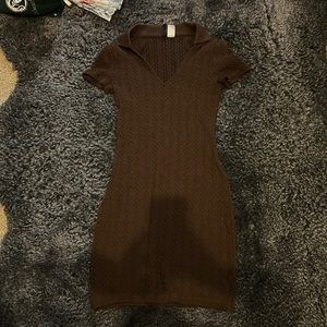 Collared Bodycon Dress